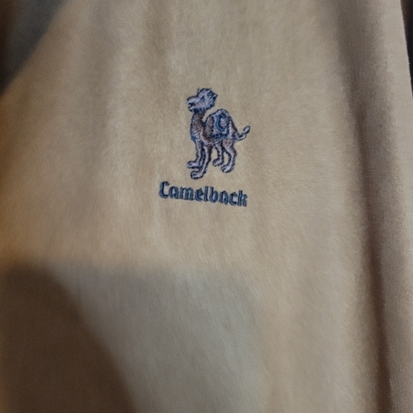 Zero restriction men's size L brown vneck golf vest small FLAW - Picture 8 of 9